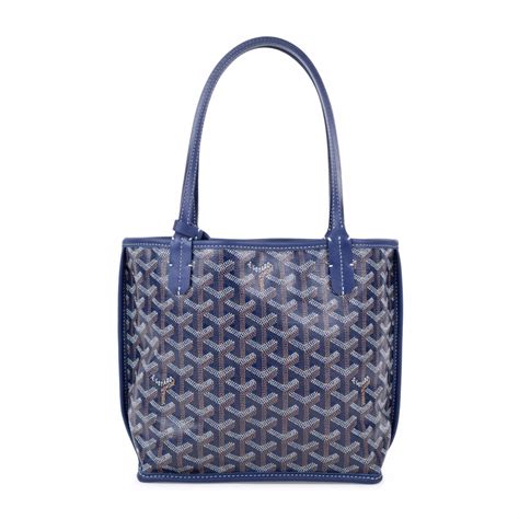 mini blue goyard tote|goyard vendome mini bag.